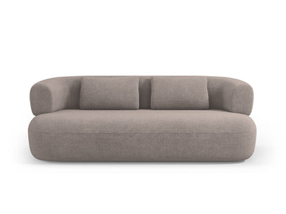 Jenny — Sofa Light Brown (Now or Never 16) Black Plastic