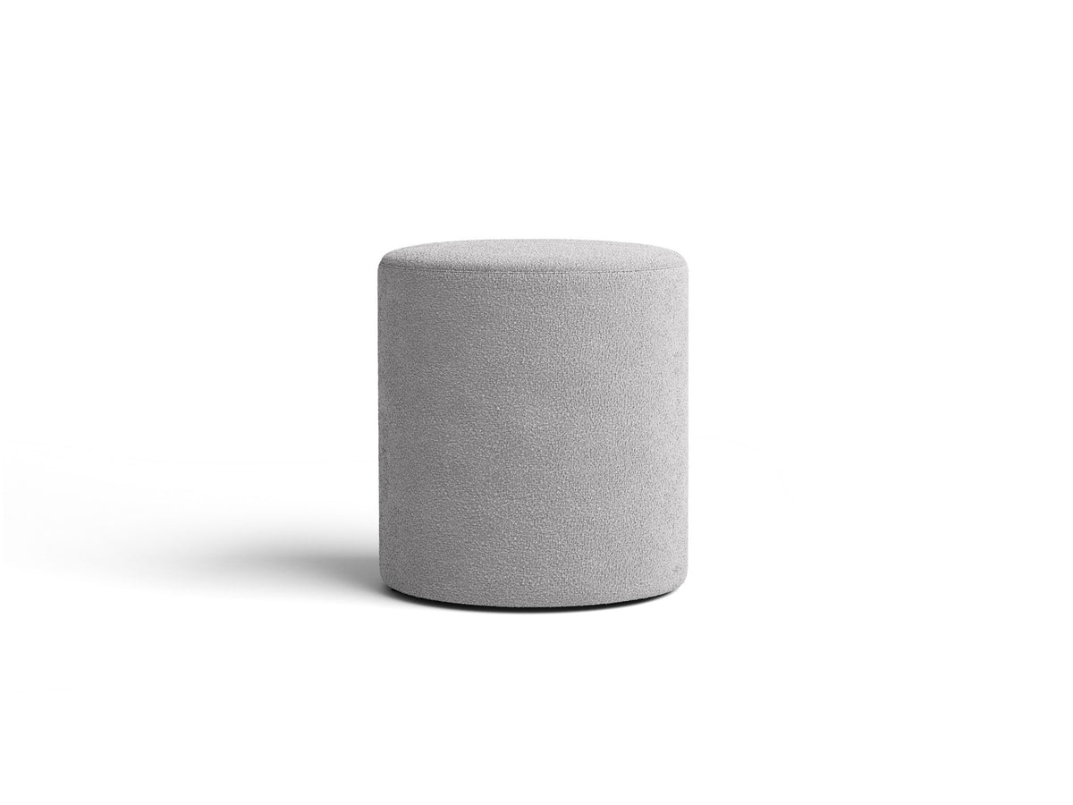 Dia — Pouf Light Grey (Baloo 2085) Black Plastic