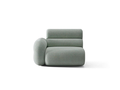 Neo — Modular Sofa (110x100x83 cm) Muted Blue (SILENCIO 72) Left