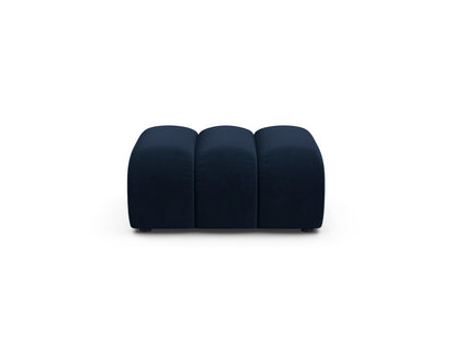 Lupine — Pouf Royal Blue (Salvador 5) Black Plastic