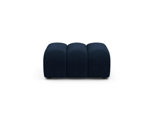 Lupine — Pouf Royal Blue (Salvador 5) Black Plastic