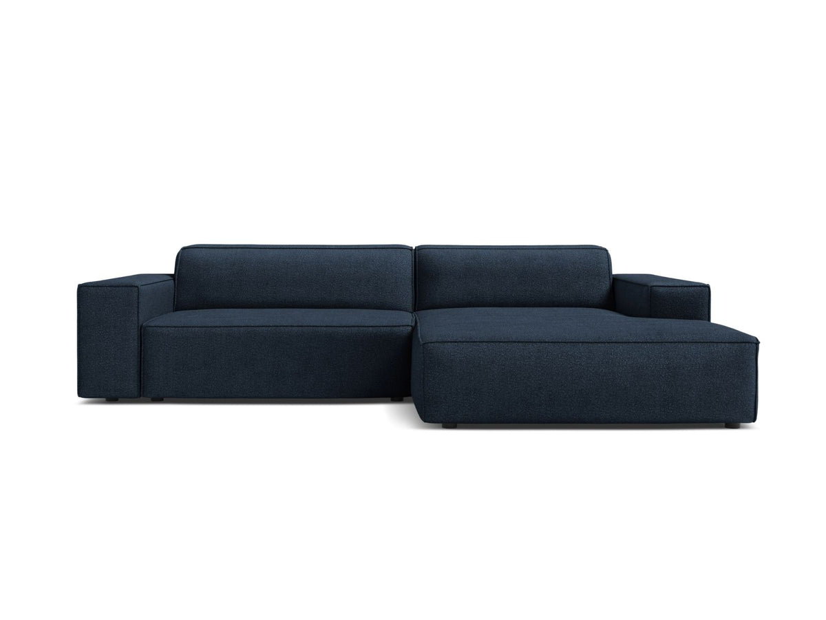 Jodie — Corner Sofa (224x162x77 cm) Dark Blue (Baloo 2088) Right