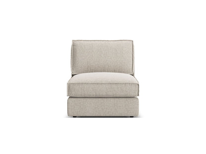 Pola — Modular Sofa Sand (BABEL SAND) Black Plastic