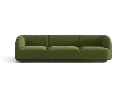 Miley — Sofa Dark Olive Green (Baloo 2090) Black Plastic