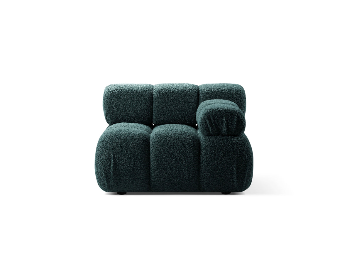 Bellis — Modular Sofa (94x94x70 cm) Petrol (Rolf 17) Right