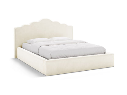 Dream — Bed (220x222x122 cm) Ivory (Magic Velvet 2256)