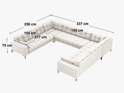 Mamaia — Panoraminė sofa (337,0 x 256,0 x 75,0 cm)