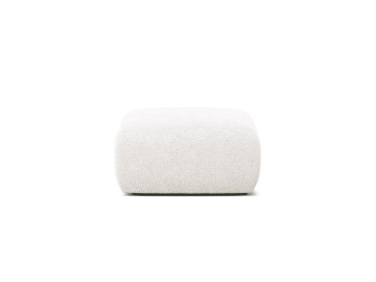 Molino — Pouf White (Baloo 2073) Black Plastic