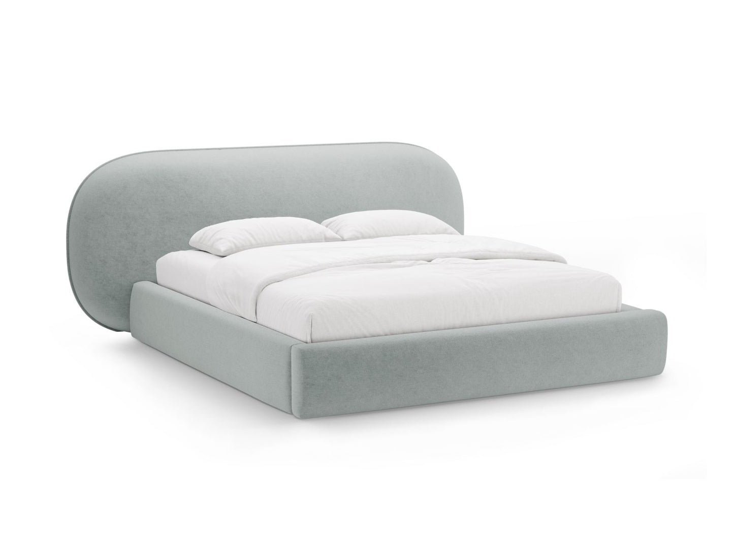 Ovalo — Bed Light Blue (Perfect Harmony 72) Black Plastic