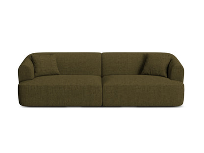 Campi — Sofa Green (Moly 38) Black Plastic