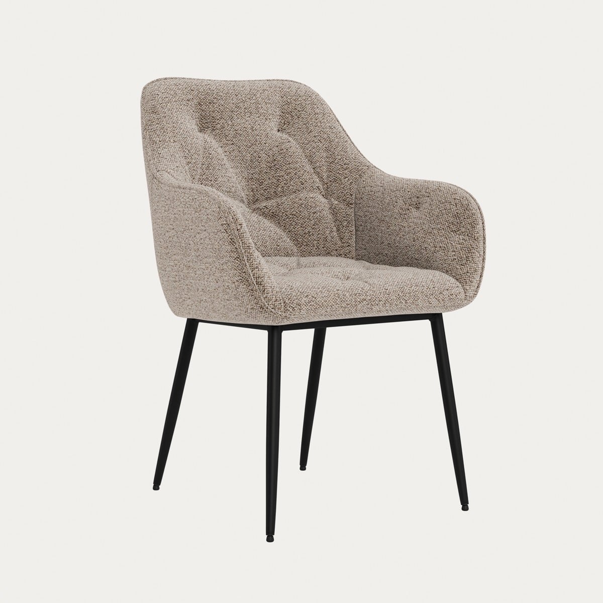 AVELIN Fabric Beige Chair - Indoor Seating Comfort