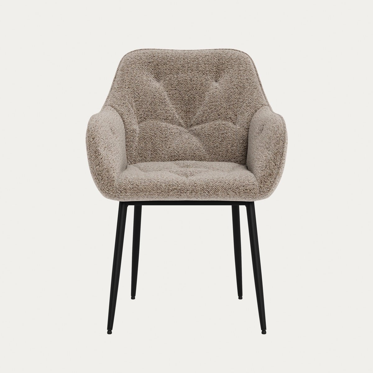 AVELIN Fabric Beige Chair - Indoor Seating Comfort