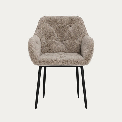 AVELIN Fabric Beige Chair - Indoor Seating Comfort