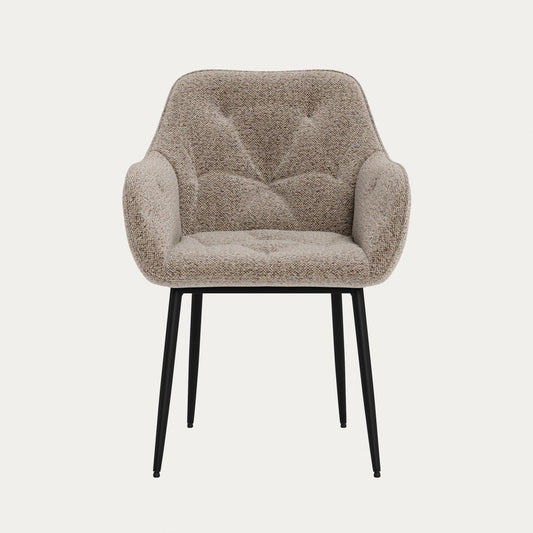 AVELIN Fabric Beige Chair - Indoor Seating Comfort