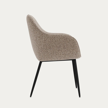 AVELIN Fabric Beige Chair - Indoor Seating Comfort