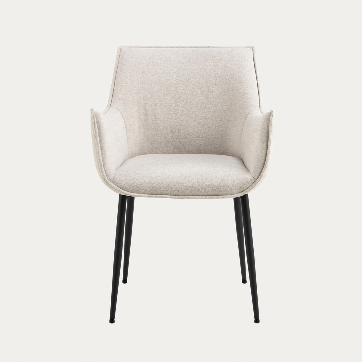 LUNAR Fabric Beige Chair | Comfortable Seating for Home & Office