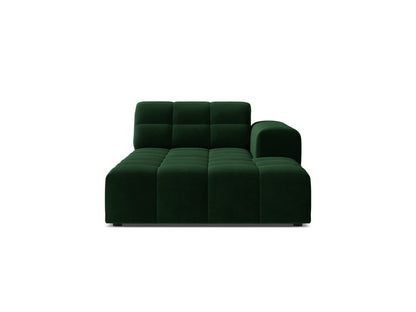 Jennifer — Chaise Longue (108x167x78 cm) Bottle Green (Bluvel 78) Right
