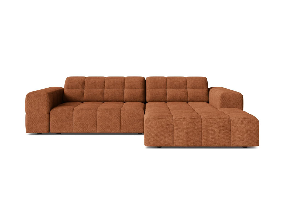 Jennifer — Corner Sofa (234x167x78 cm) Brick (Eden 10 Terra) Right