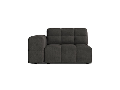 Jennifer — Modular Sofa (106x102x78 cm) Dark Grey (Eden 20 Graphite) Left