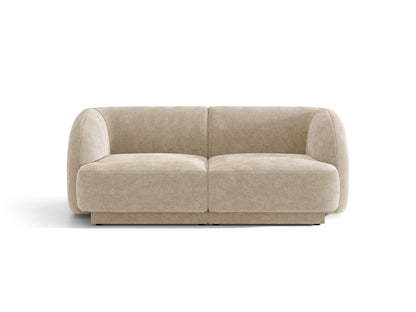 Miley — Sofa Beige (Eden 3 Cream) Black Plastic