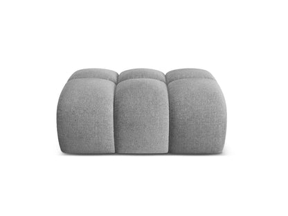 Treno — Pouf Light Grey (Eden 18 Grey) Black Plastic