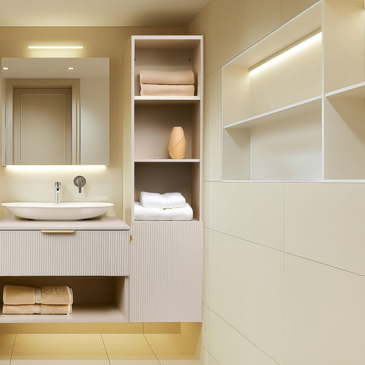 NAVADO Cashmere Post Bathroom Cabinet 40x28x160 cm