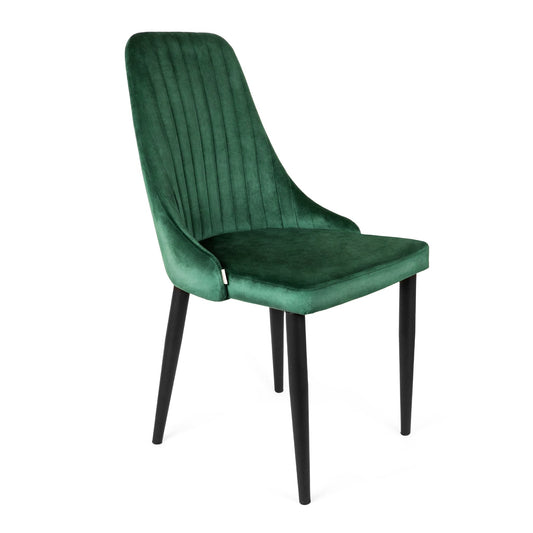 LOUIS Velour Green Chair 45x45x90 cm