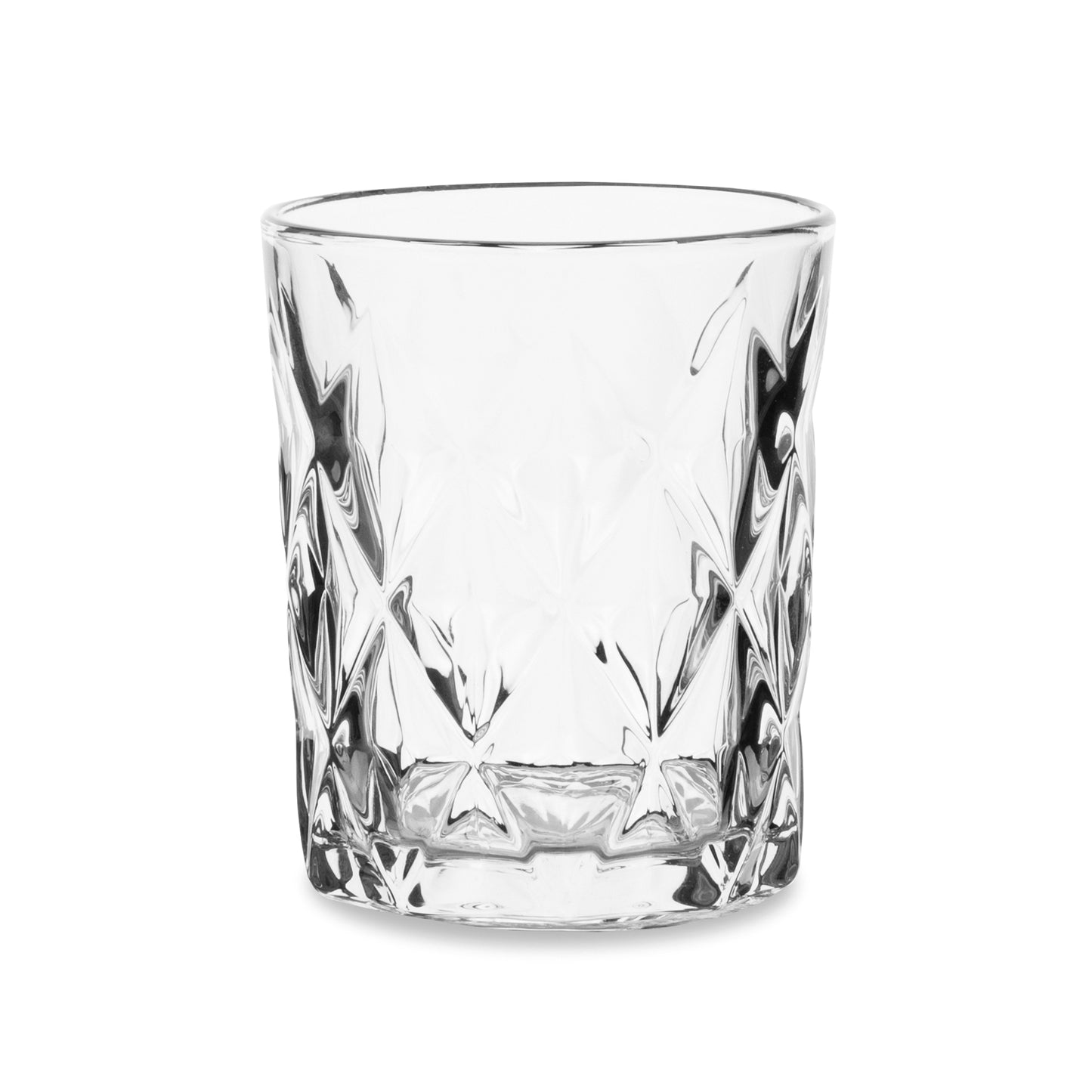 LUNNA Transparent Glass Set of 4 Pieces - 0.29L Each