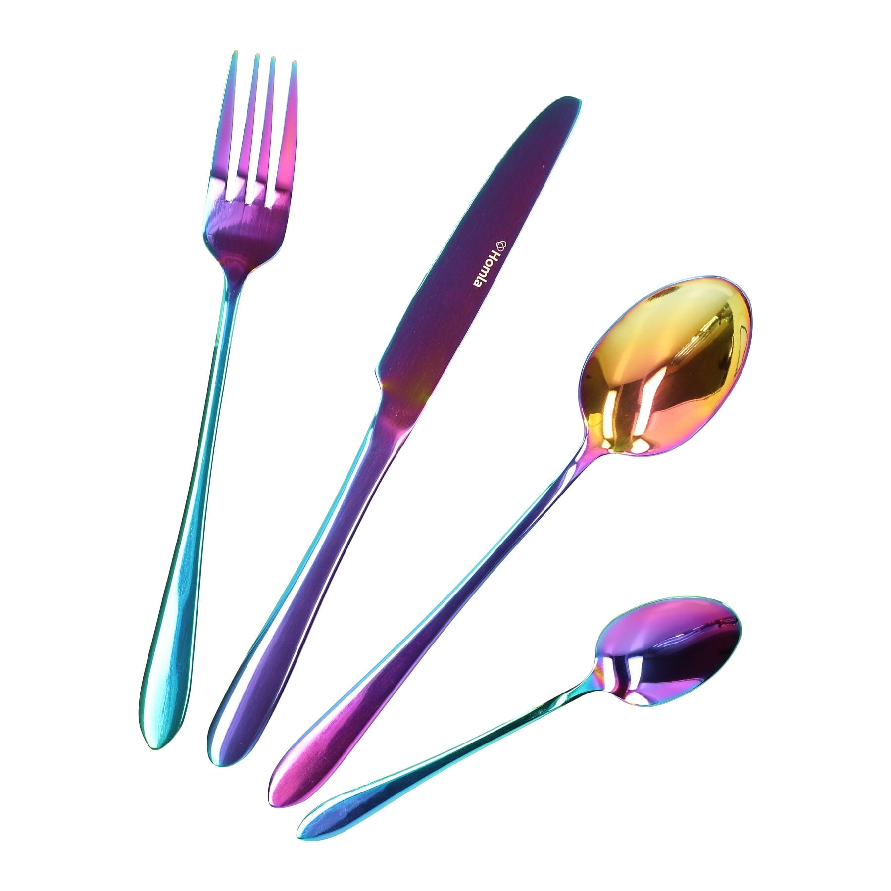 ABELE Iridescent 16-Piece Cutlery Set
