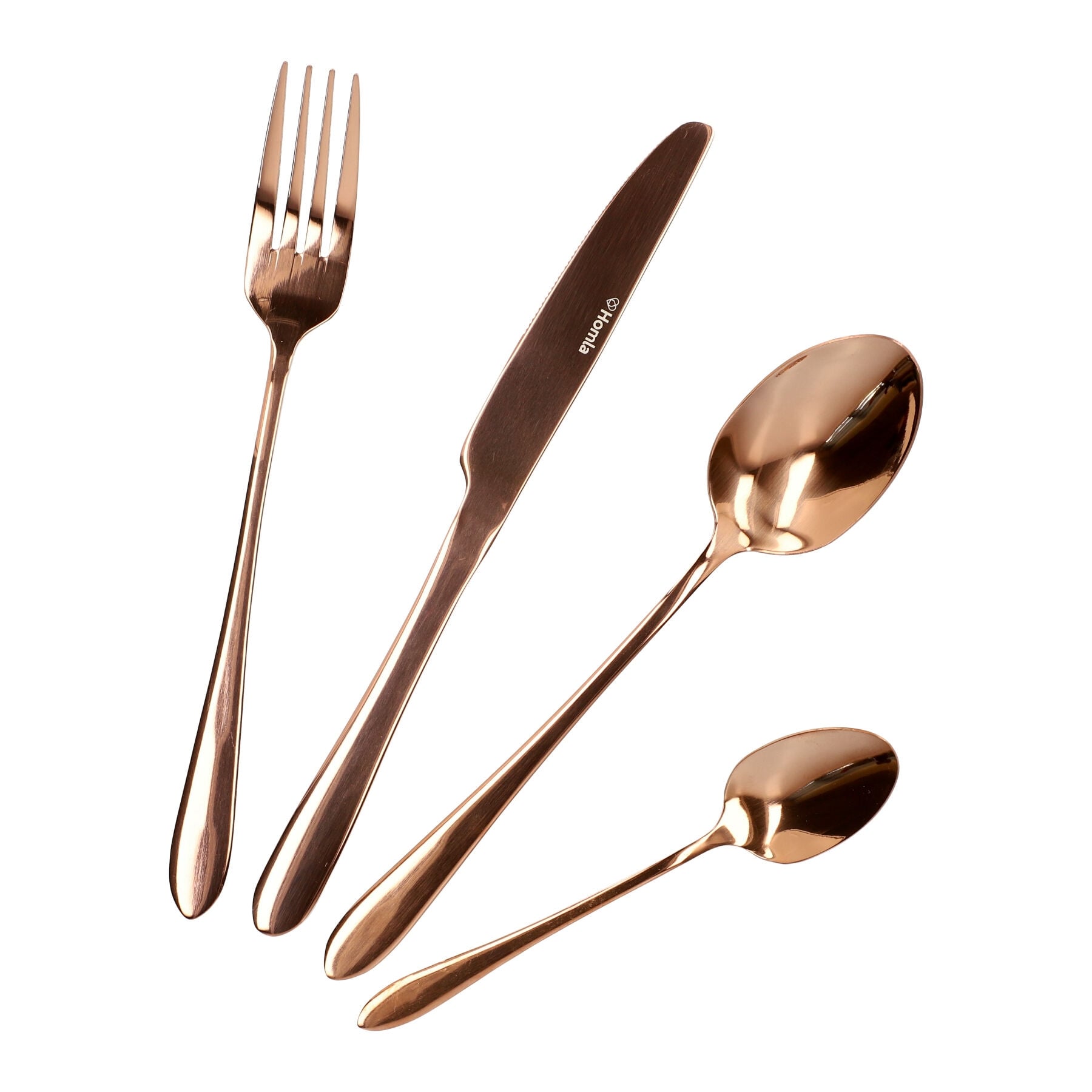 ABELE Copper 16-Piece Cutlery Set