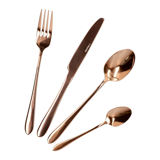 ABELE Copper 16-Piece Cutlery Set
