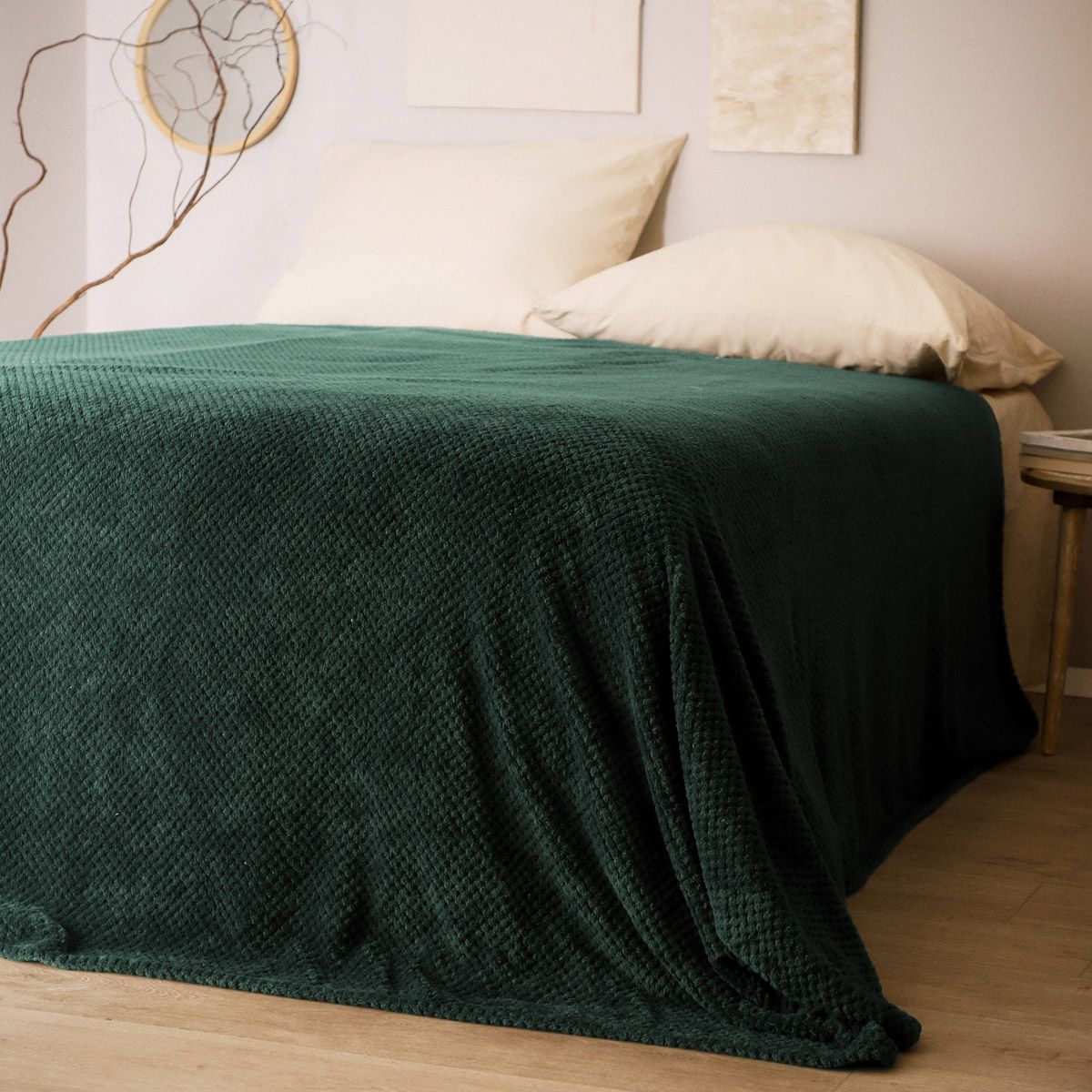 NOAH Green Bedspread 220x240 cm