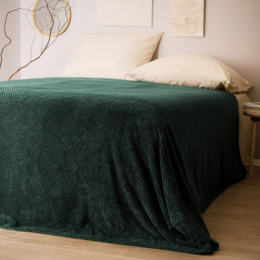 NOAH Green Bedspread 220x240 cm
