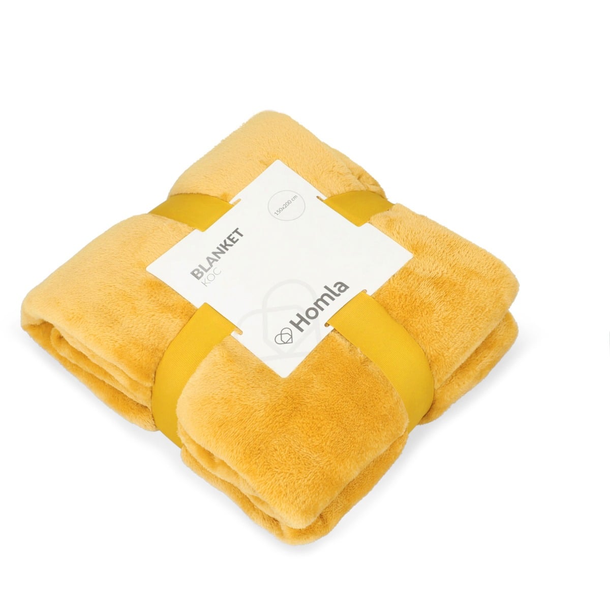ROTE Mustard Blanket 150x200 cm
