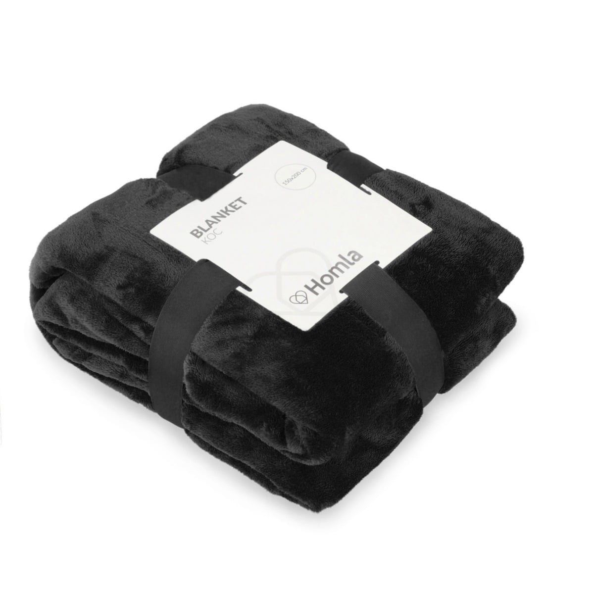 ROTE Black Blanket 150x200 cm