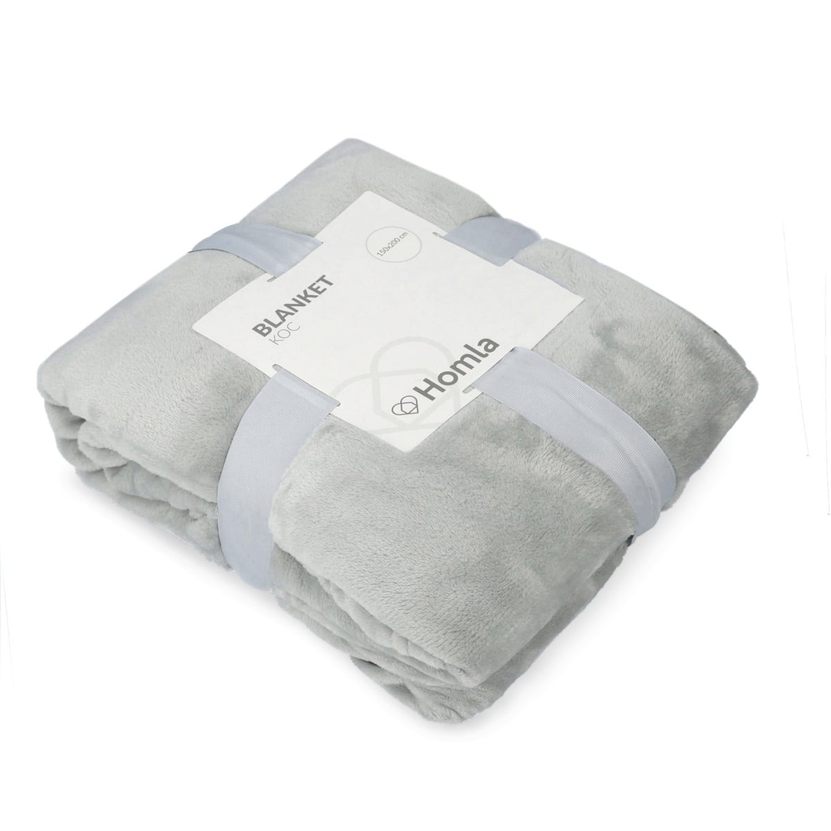 ROTE Light Grey Blanket 150x200cm