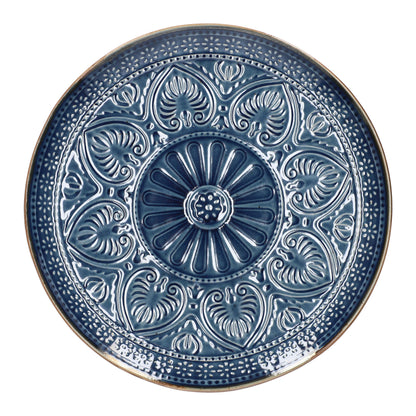 Indie Dark Blue Dinner Plate 27 cm