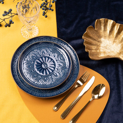 Indie Dark Blue Dinner Plate 27 cm