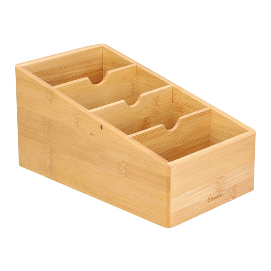Organiser BAMBOU Bamboo Kitchen Organizer with Compartments 26x15x13 cm