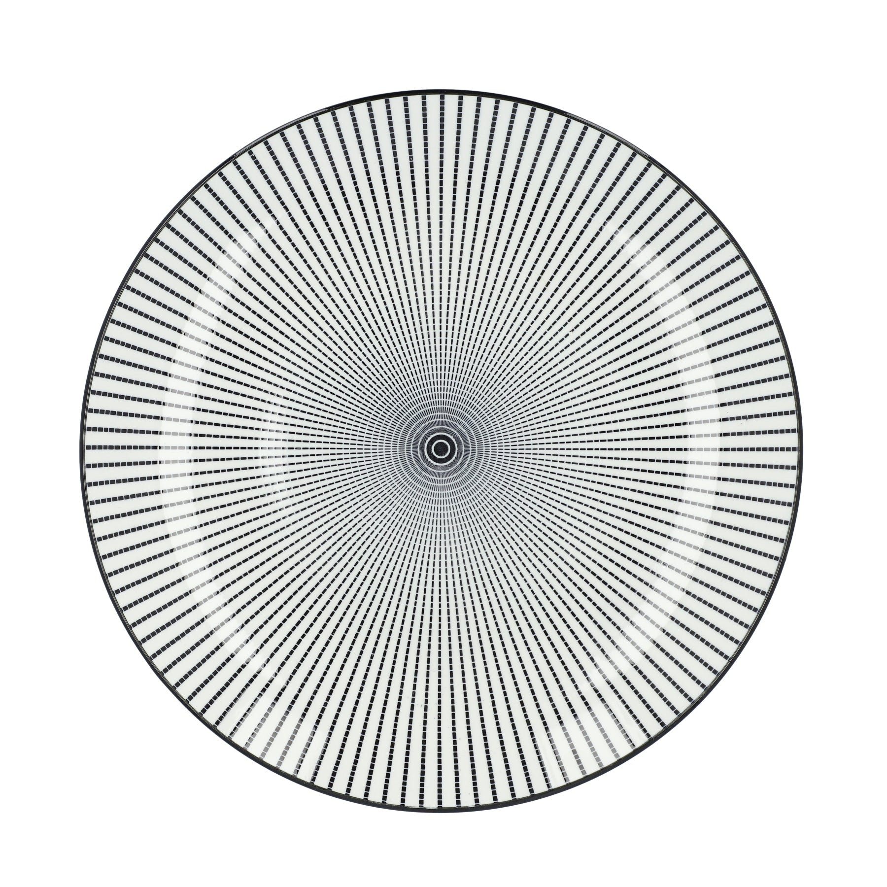 NAVIA Black Dinner Plate 27 cm - Stoneware, Microwave Safe