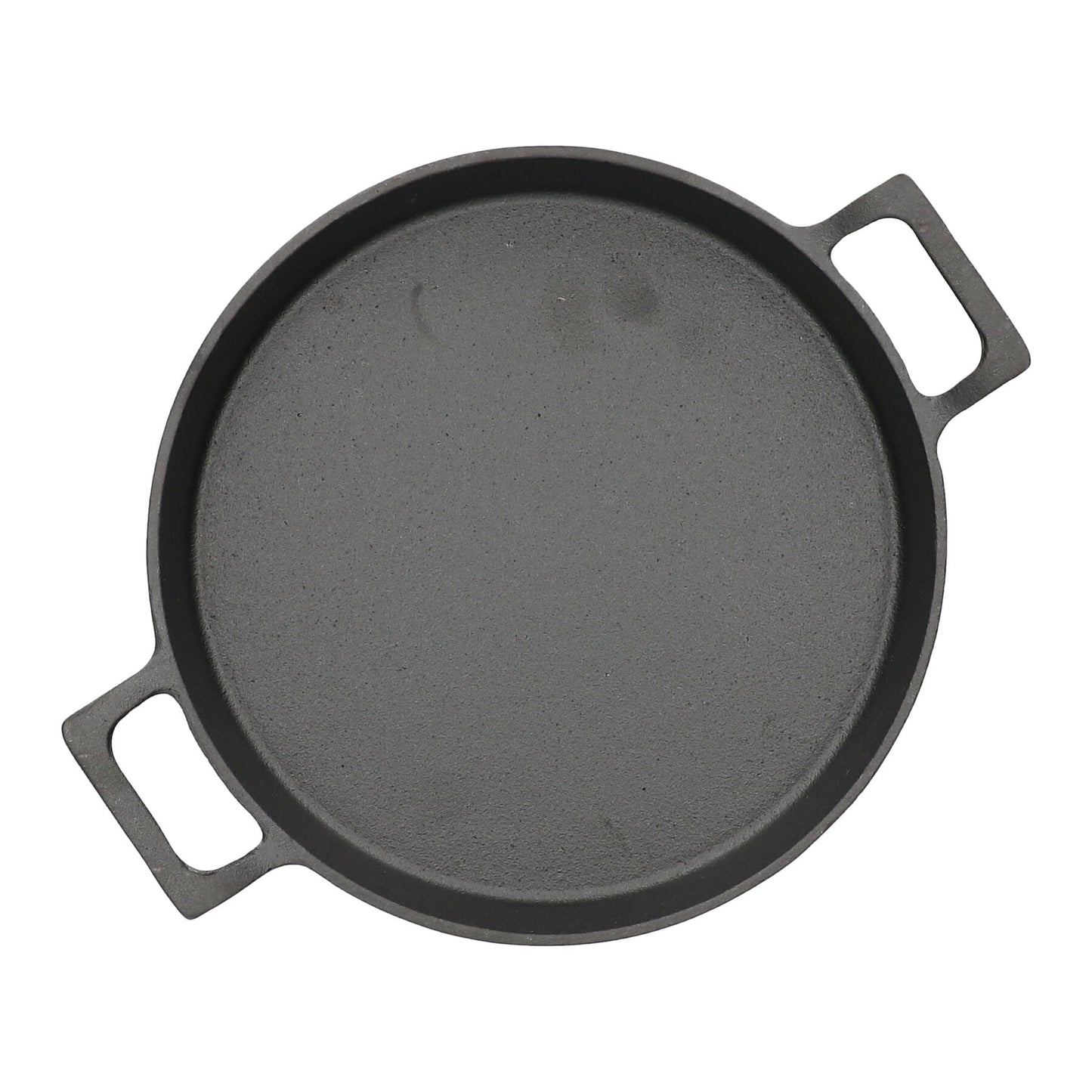ANDREAS Cast Iron Frying Pan with Bamboo Pad 25x20 cm