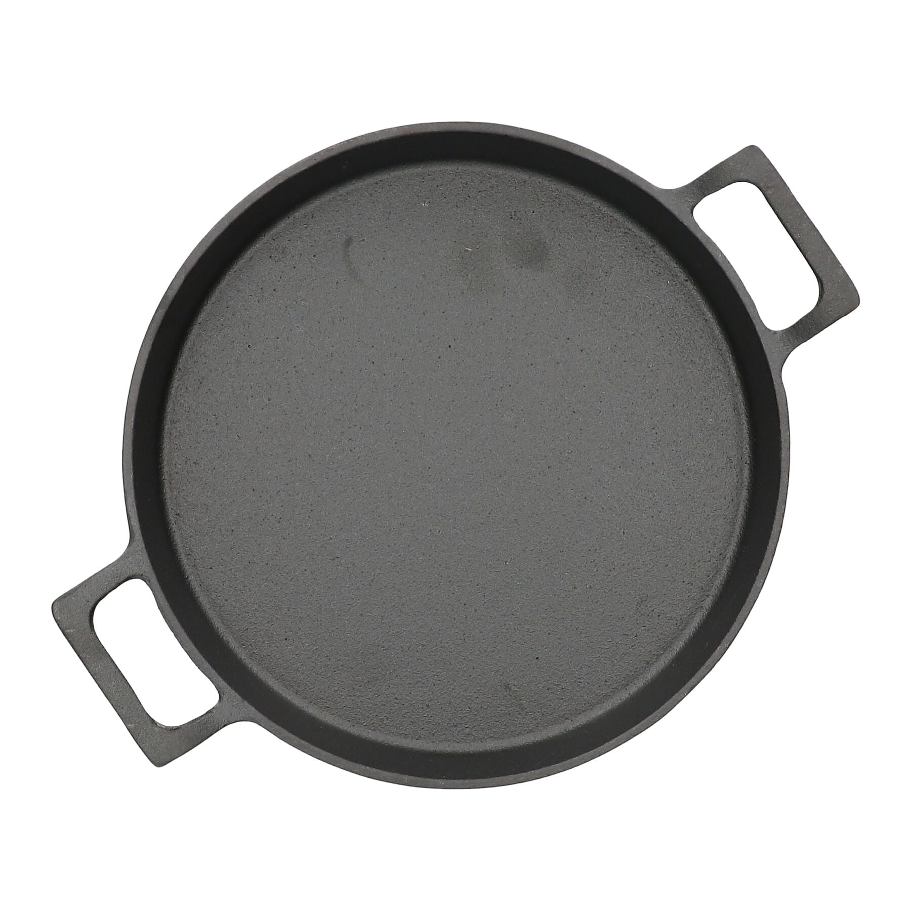 ANDREAS Cast Iron Frying Pan with Bamboo Pad 25x20 cm