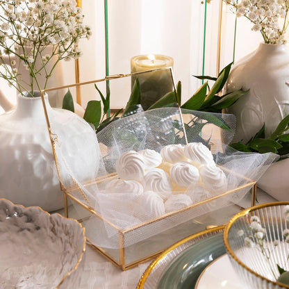 GRAZIA Gold Decorative Casket 20x12x5 cm