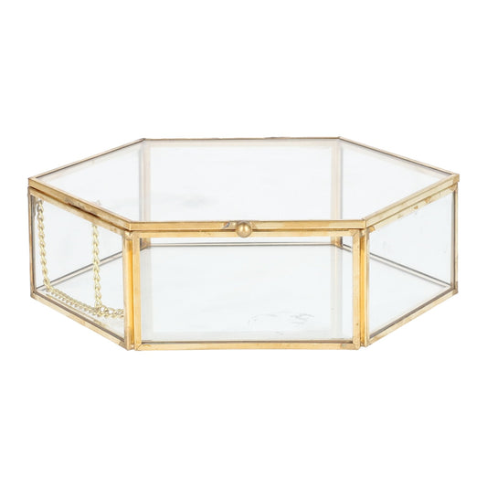 Casket GRAZIA Hexagonal Jewelry Box 17x15x5.5cm