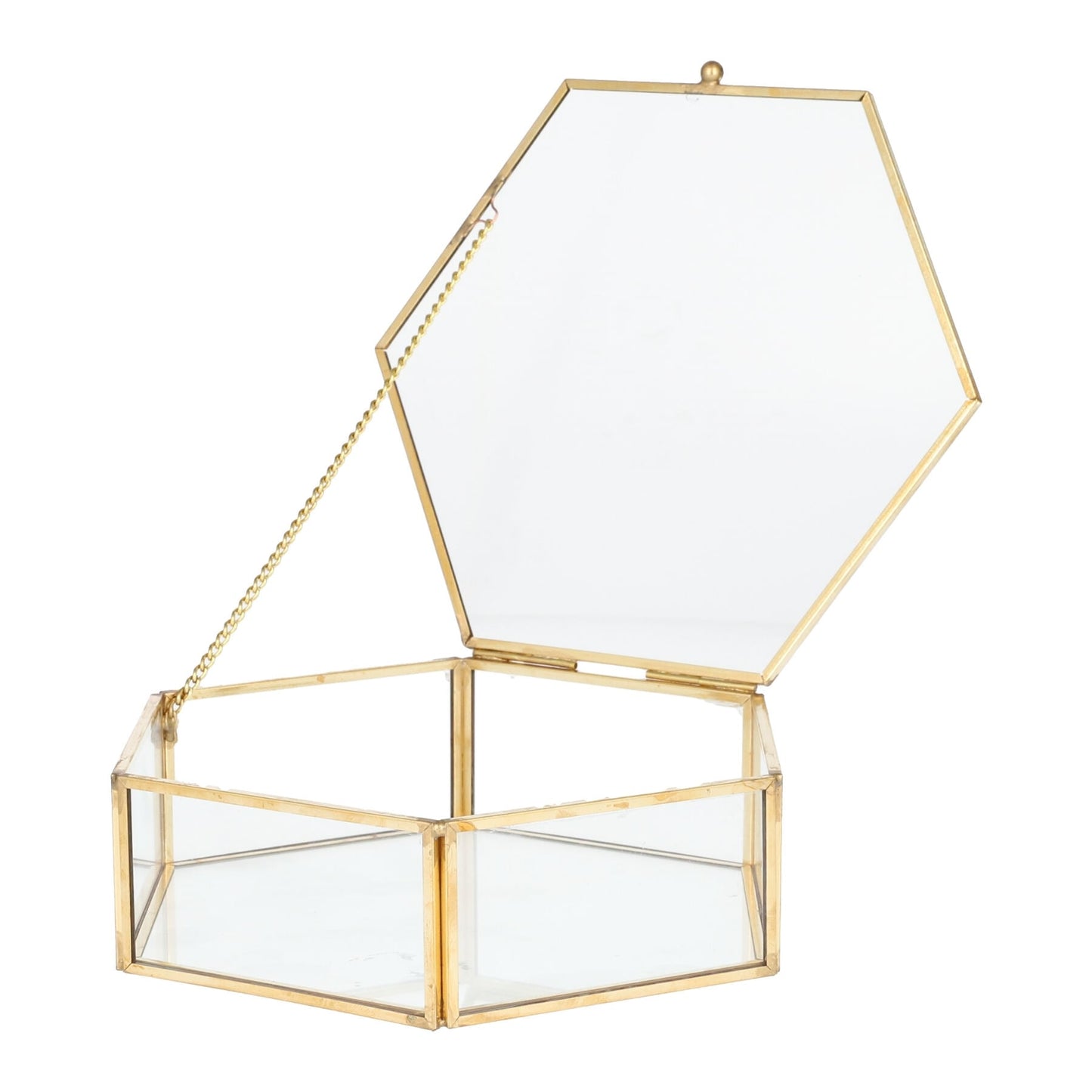 Casket GRAZIA Hexagonal Jewelry Box 17x15x5.5cm