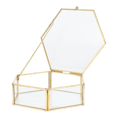 Casket GRAZIA Hexagonal Jewelry Box 17x15x5.5cm