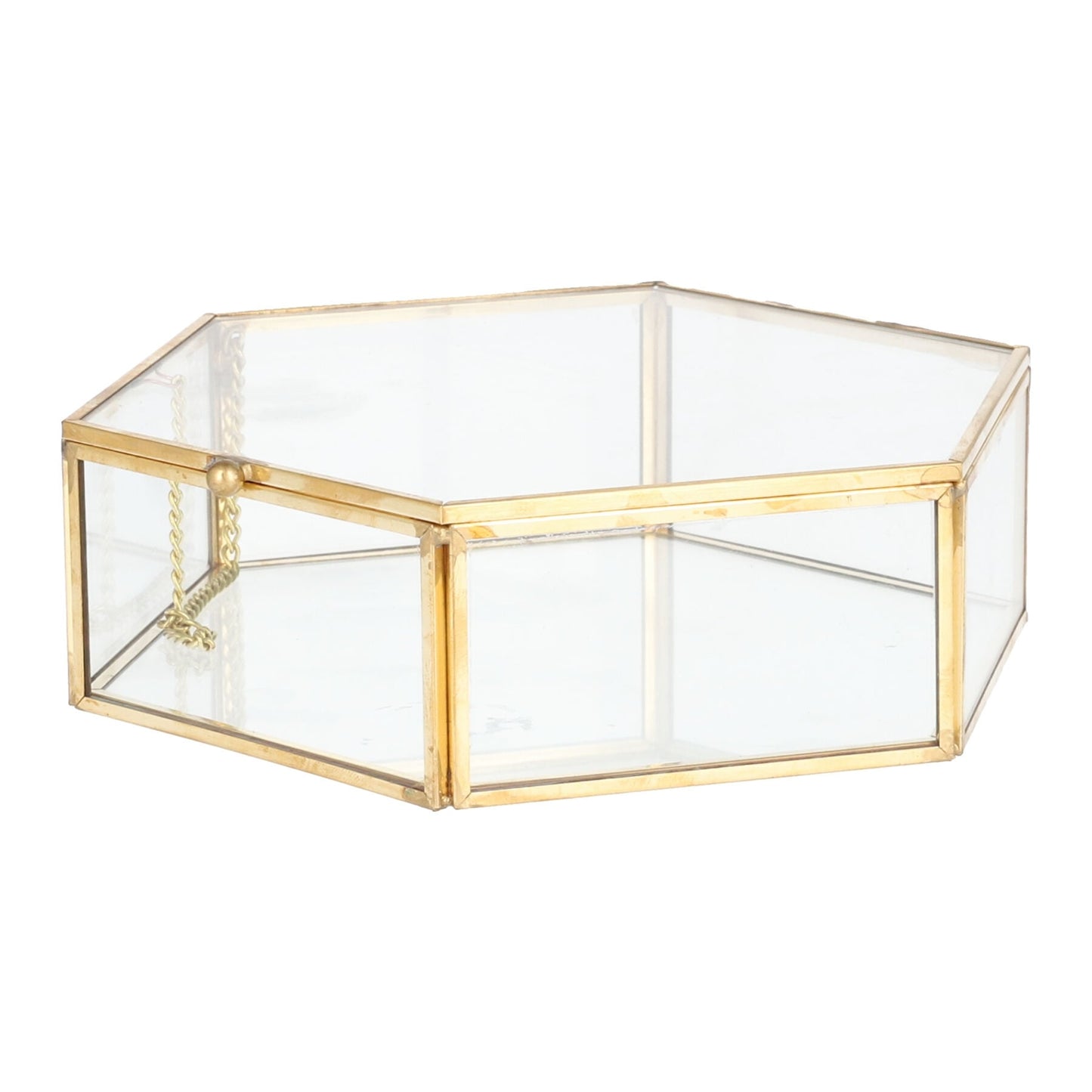 Casket GRAZIA Hexagonal Jewelry Box 17x15x5.5cm