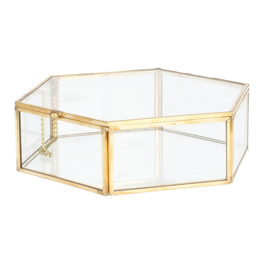 Casket GRAZIA Hexagonal Jewelry Box 17x15x5.5cm