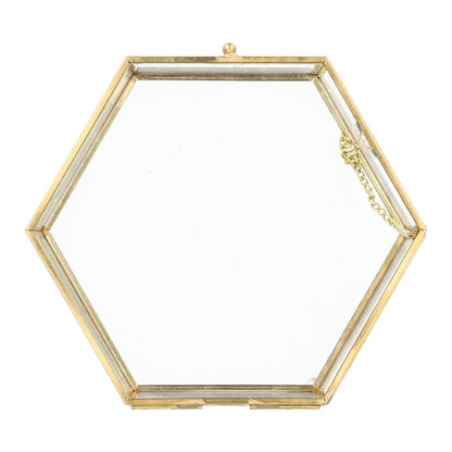 Casket GRAZIA Hexagonal Jewelry Box 17x15x5.5cm