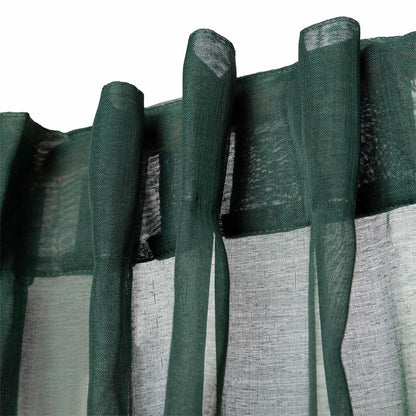 Curtain Dress ADI Green with Pompoms 140x250 cm